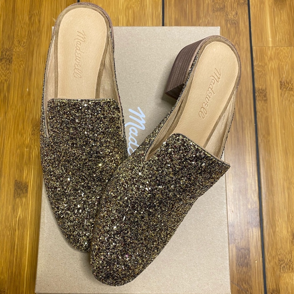 Willa loafer mule in glitter